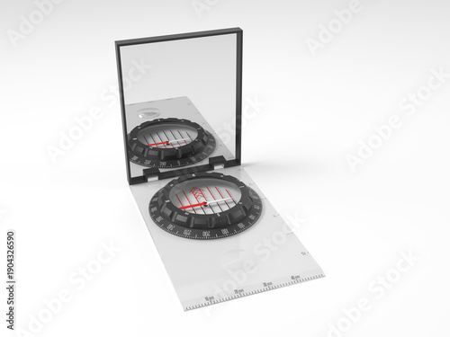 Naklejka Mirror compass