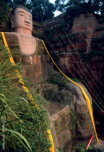 Leshan Giant Buddha is the largest stone Buddha in the world and the tallest pre-modern statue in the world. 71-metre tall, built during 713-803 AD in the Tang Dynasty UNESCO World Heritage Site