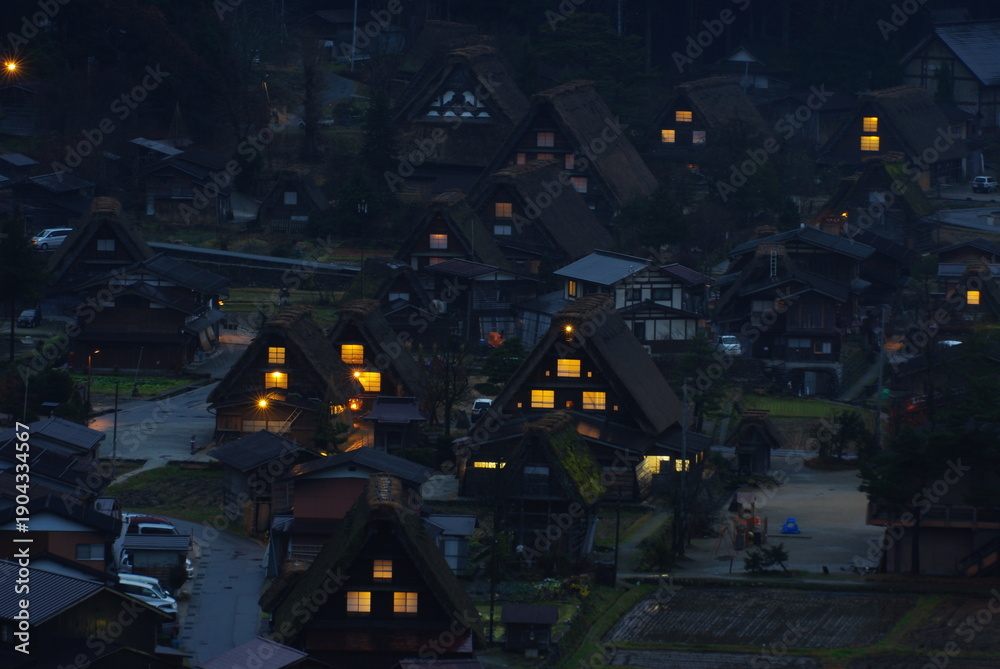 Obraz premium 白川郷の風景