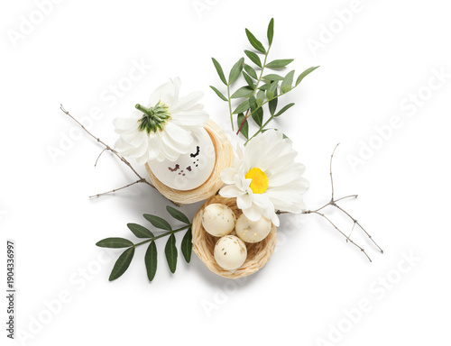 Nests with creative Easter ...