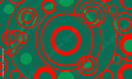 abstract geometric composit...