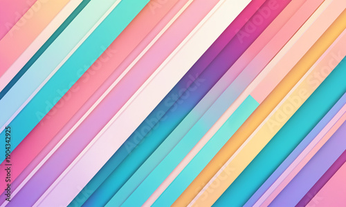 diagonal colorful stripes i...
