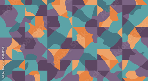 A vibrant abstract design with geometric shapes evokes creativity and modernity, perfect for digital marketing and creative projects.