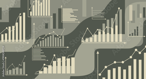 A minimalist chart showing upward progress, ideal for conveying success in business presentations.