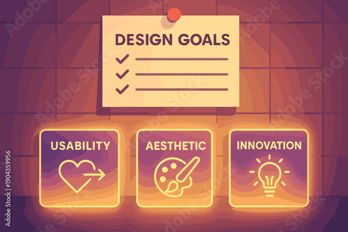 Understanding design goals for usability, aesthetic, and innovation in a creative workspace setting