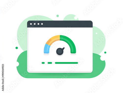 Website Speed Performance Gauge 