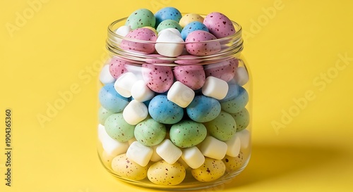 Easter Egg Candy Jar