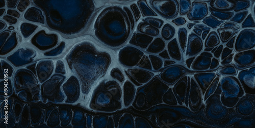 Explosive Grunge Acrylic Layers with Fluid Color Bursts