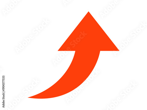 上昇矢印のアイコン