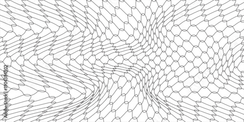 Curved net pattern. Seamless design for sportswear or equipment like soccer goals, volleyball nets, basketball hoops, hockey nets, and athletic gea