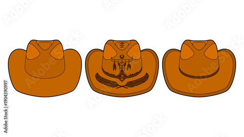 Cowboy Hat with Scull Cowgirl