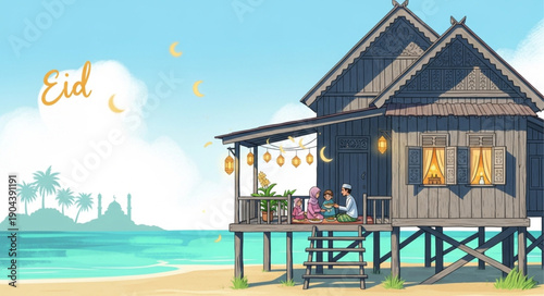 house on the beach