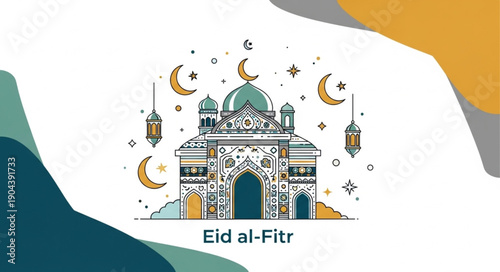 vector illustration of a mosque