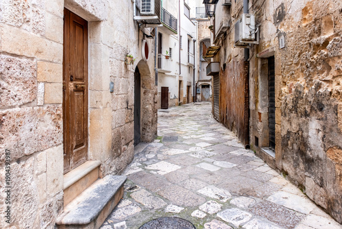 Tablou pe pânză Altamura, houses streets and alleys of a small town in the south, southern Italy