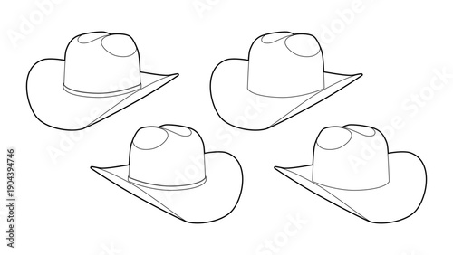 Cowboy Cowgirl Hat Rodeo Classic Wild West