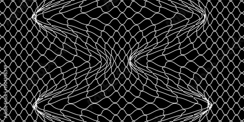 Mesh texture for fishing nets. Seamless pattern for sportswear or soccer goal, volleyball net, basketball hoop, hockey, athletics. Abstract net background for sports
