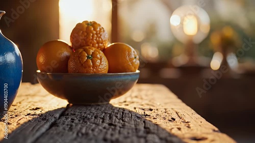 Still Life with Oranges and Blue Vase.