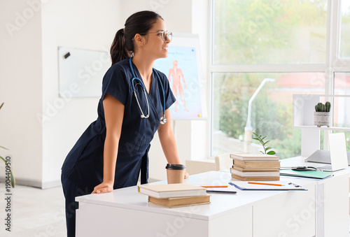 Young female medical studen...