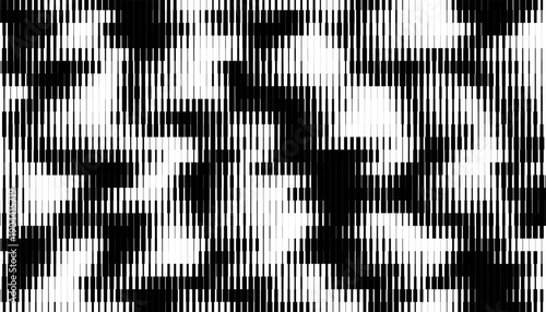 Abstract Geometric background with sporty motion effect for modern background and jersey design. Black isolated on white background, easily resized and recoloured at your discretion. Vector Format