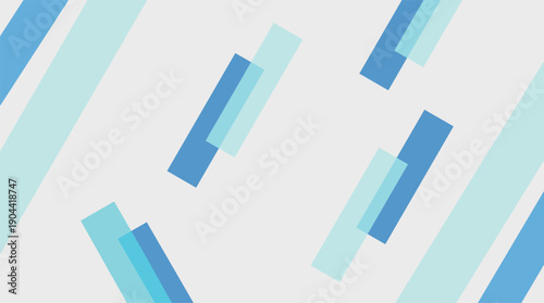 Abstract blue background with colorful lines and arrows designed with pen and marker textures for creative school or business education