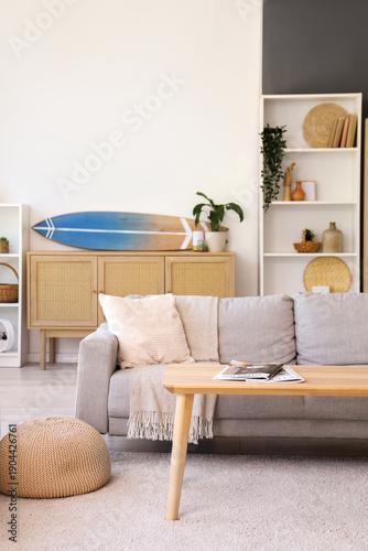 Interior of living room wit...