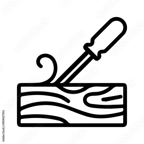 Wood Carving Tool Icon