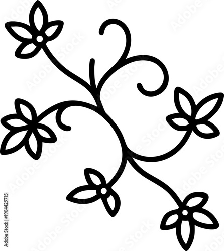 Seamless Floral Vector Pattern – Elegant Flowers and Leaves for Print & Design