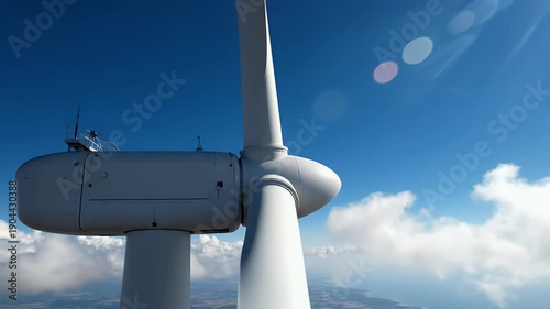 Wind Turbines Generating Clean Energy.