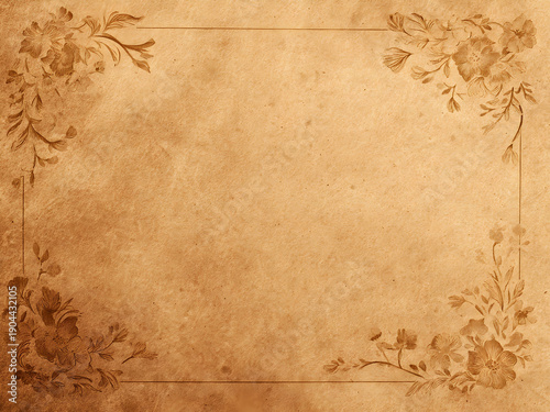 Aged Paper Texture with Stains and Torn Edges