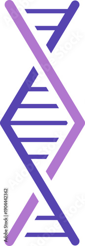 DNA double helix structure representing genetics and science