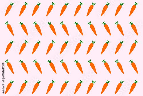 seamless pattern of carrot. carrot pattern Background. flat illustration carrot background. seamless pattern carrot. carrot flat illustration background. 