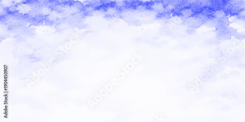 A beautiful blue sky background featuring fluffy white clouds in a clear sunny atmosphere creates a natural summer cloudscape on a bright day