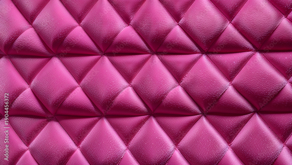 Obraz premium Lxurious pink fabric with a diamond pattern made of soft plush material and a shiny vibrant texture generative AI