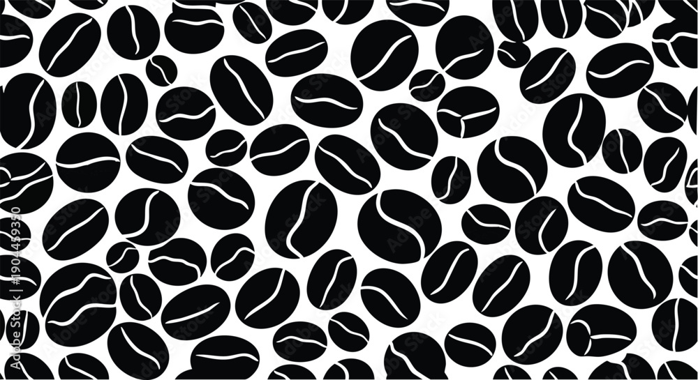 Fototapeta premium PattGen_Coffee_Beans_3de3