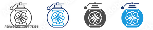 fragrances icon set multiple style