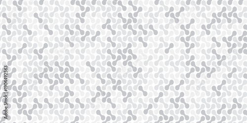 seamless pattern metal grid meatball wall decoration with chains circle wallpaper. white and gray paper ornament cover, page, banner template design.