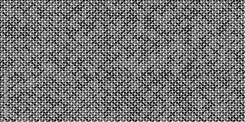 seamless pattern metal grid meatball wall decoration with chains circle wallpaper black and gray paper ornament cover, page, banner template design.