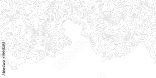 Abstract pattern with lines topographic map background. Topography and geography map grid abstract backdrop. Topographic cartography. Topographic Map. Topographic Relief.