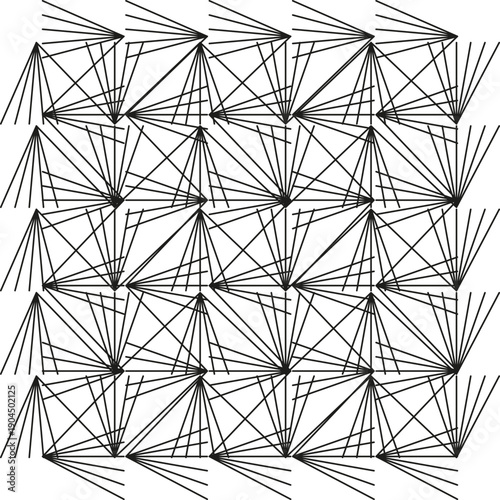 Professional monochrome patterns. Sophisticated geometric Vector. Ten 10 symbols. Symmetrical repeating illustrations.