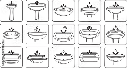 A collection of various bathtub designs and styles for home decor inspiration.