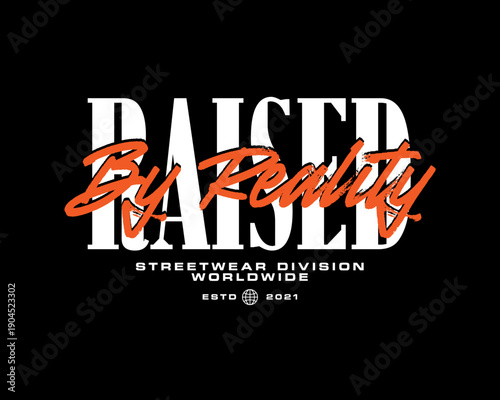 Modern streetwear graphic design t-shirt print design template