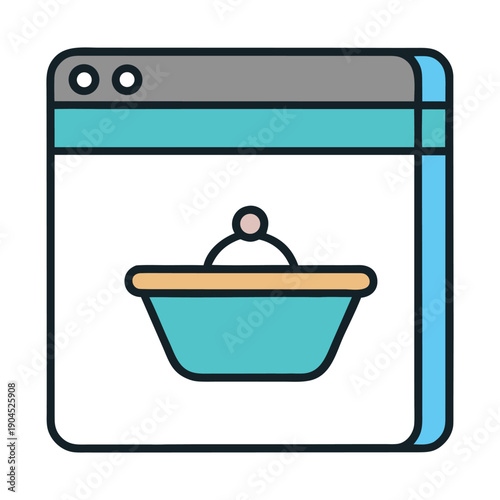 A sleek bathroom sink with smooth curves, polished surface, and shiny faucet, perfect for daily routines and adding a touch of style to any modern bathroom.
