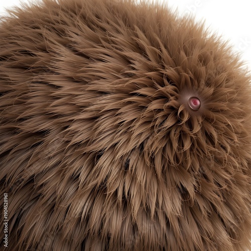 close up of fur texture