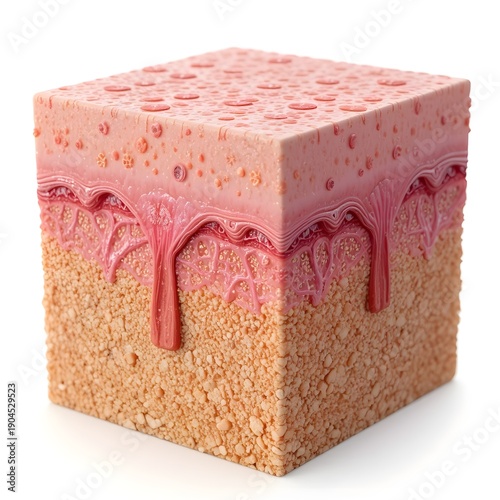 two slices of bread isolated