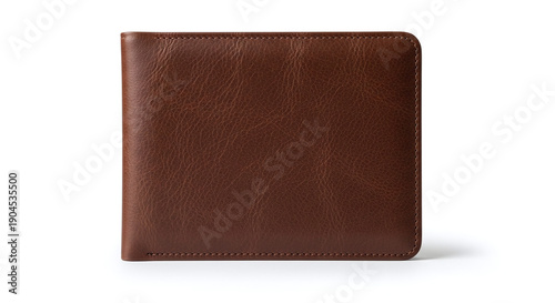 leather notebook isolated on white