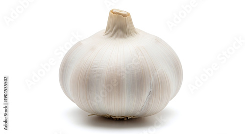 garlic isolated on white