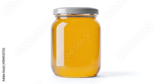 glass jar with honey