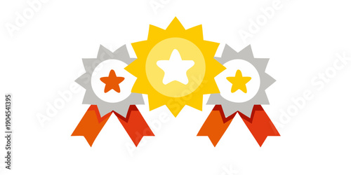 Zigzag edge circle set. Sunburst sticker shapes, silhouette circle and star shaped price tag, round stamp, discount, sale label, stickers. Elements for decoration. Vector illustration.