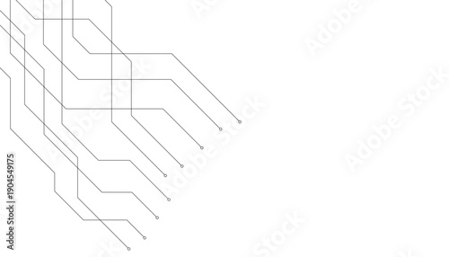 Abstract futuristic circuit board Illustration, Circuit board with various technology elements. Circuit board pattern for technology background. Vector illustration