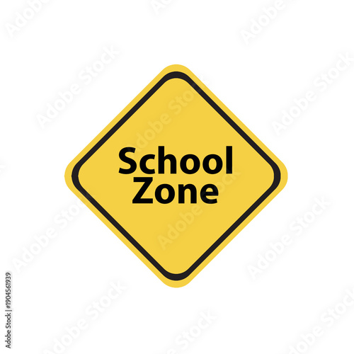 school zone sign	